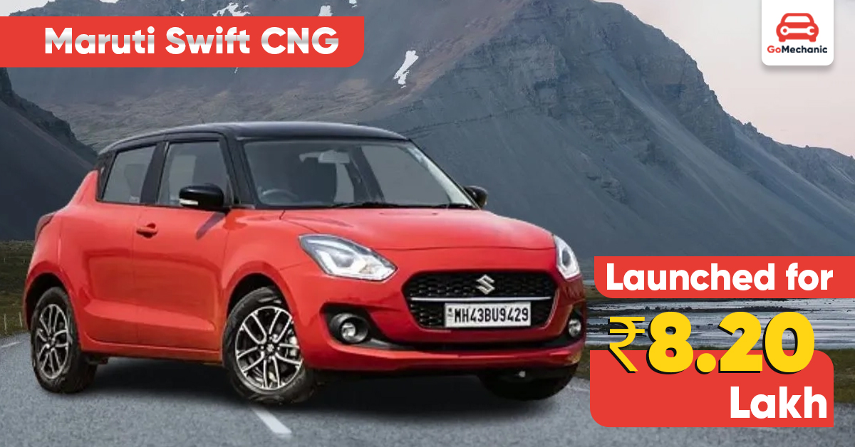 Maruti Swift CNG Launched at ₹8.20 Lakh with New Z-Series