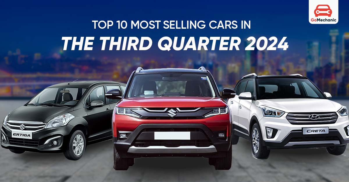 Top 10 Best-Selling Cars in 3rd Quarter of 2024