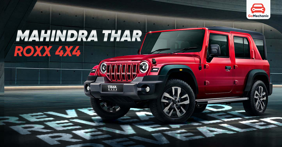 Mahindra Thar Roxx 4X4 Prices Disclosed: Starts at ₹18.79 Lakh