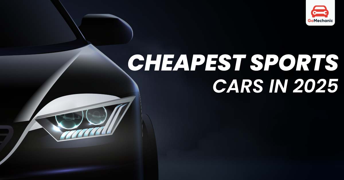 Top 10 Cheapest Sports Cars Available in India.