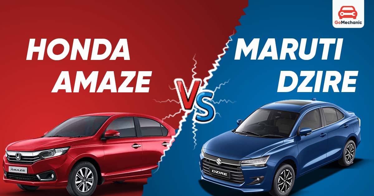 Maruti Dzire 2024 vs Honda Amaze: Full Comparison