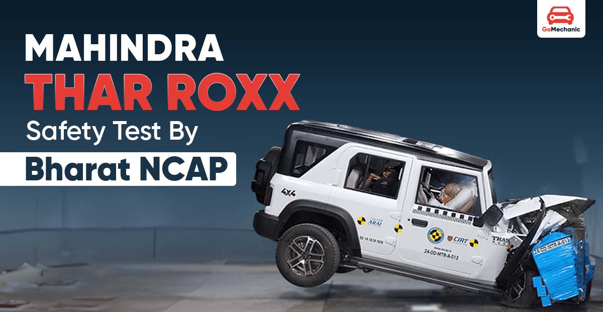 Thar Roxx Scores 5-Star Rating in Bharat NCAP Safety Test